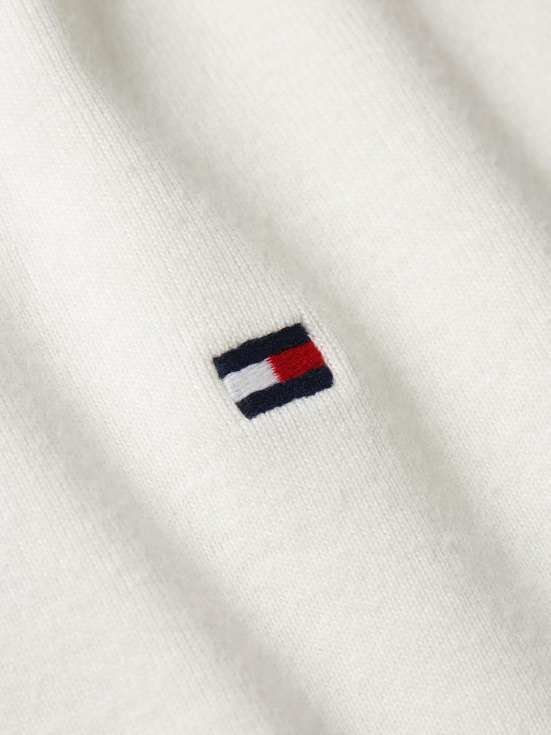 image:imageTommy Hilfiger Womens Basic Short Sleeve Cotton VNeck TShirtEcruRwb