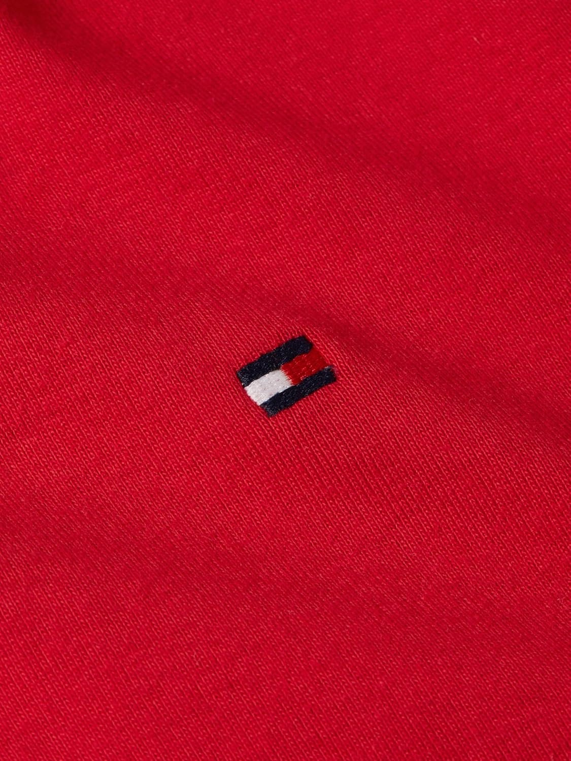 image:imageTommy Hilfiger Womens Basic Short Sleeve Cotton VNeck TShirtPrimary RedRwb