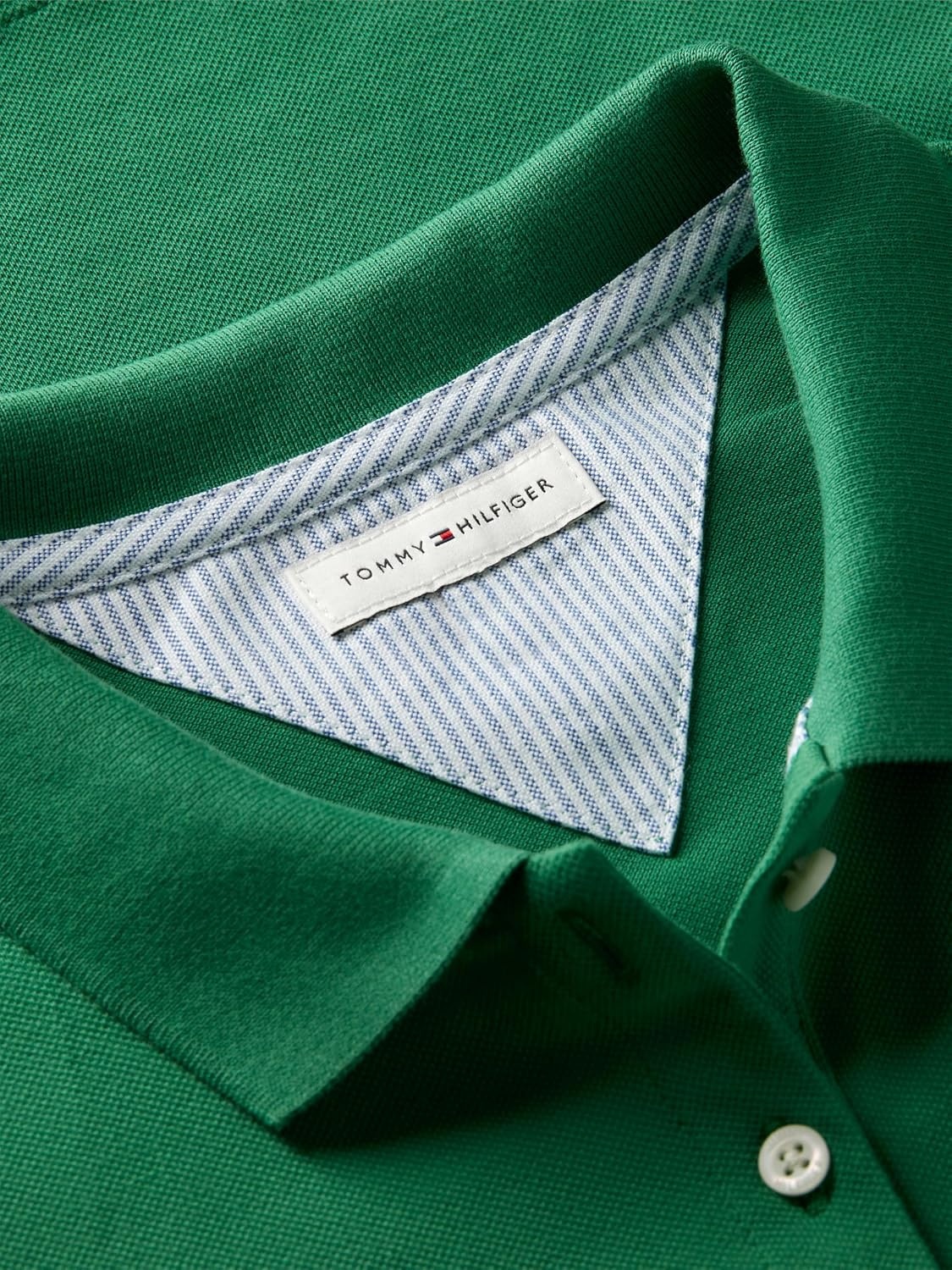 image:imageTommy Hilfiger Womens Cotton Pique Short Sleeve Polo Shirt in Classic Fit with StretchAlaskan Green
