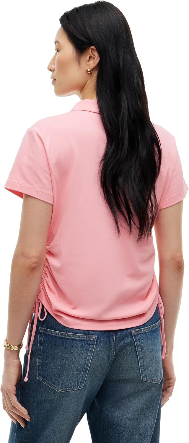 image:imageTommy Hilfiger Womens Cotton Pique Short Sleeve Polo Shirt in Classic Fit with StretchCarnation Pink