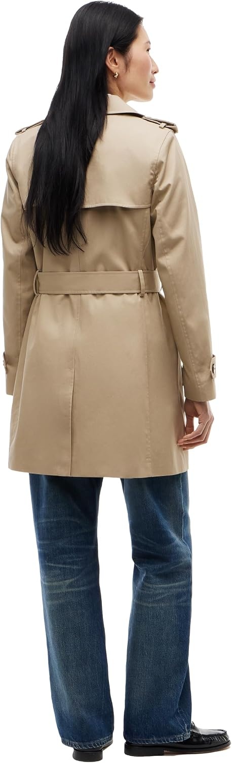 image:imageTommy Hilfiger Womens Lightweight Cotton Trenchcoat With BeltBeige