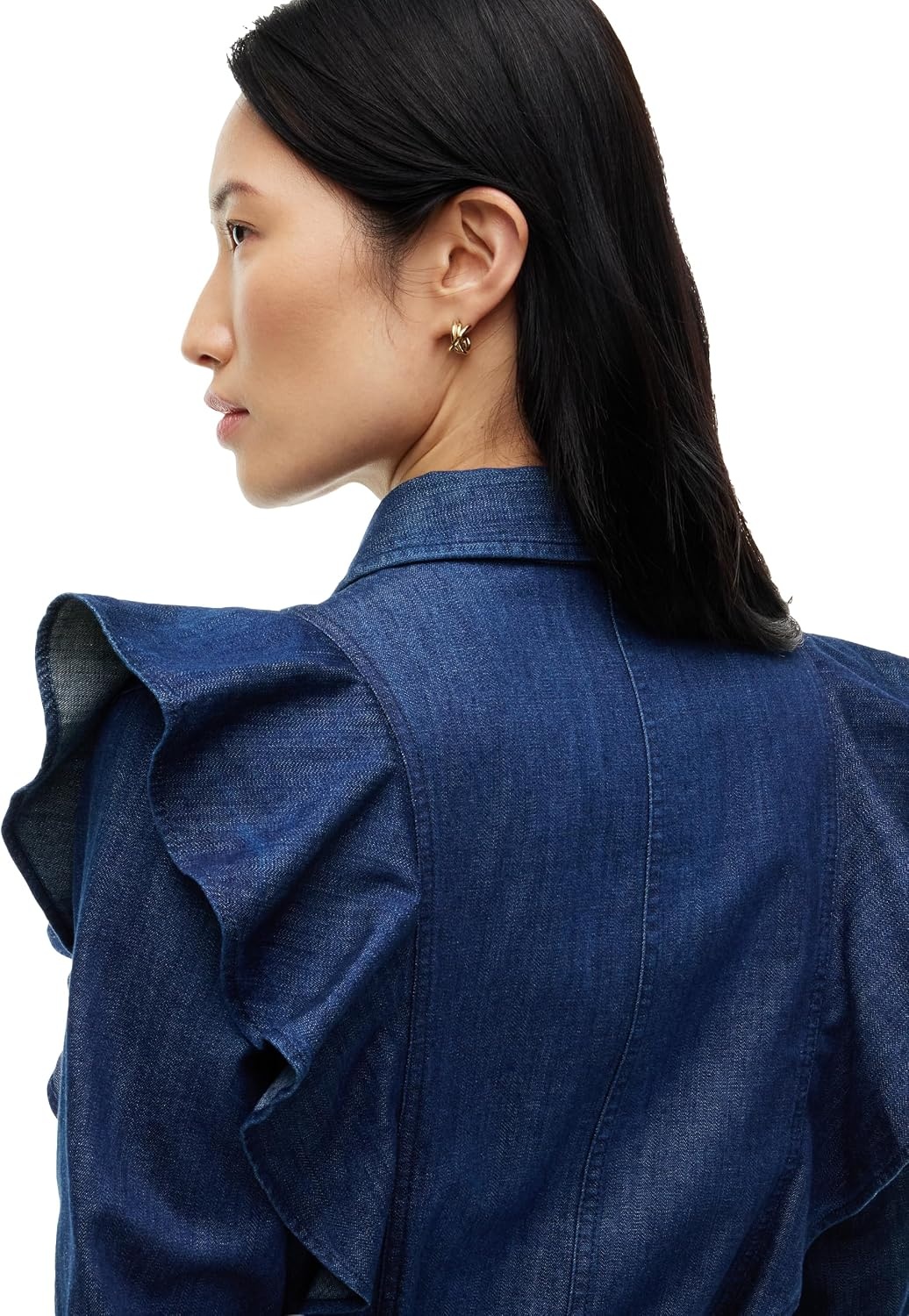 image:imageTommy Hilfiger Womens Long Sleeve Denim Shirt Dress Work Business Casual DressRinse