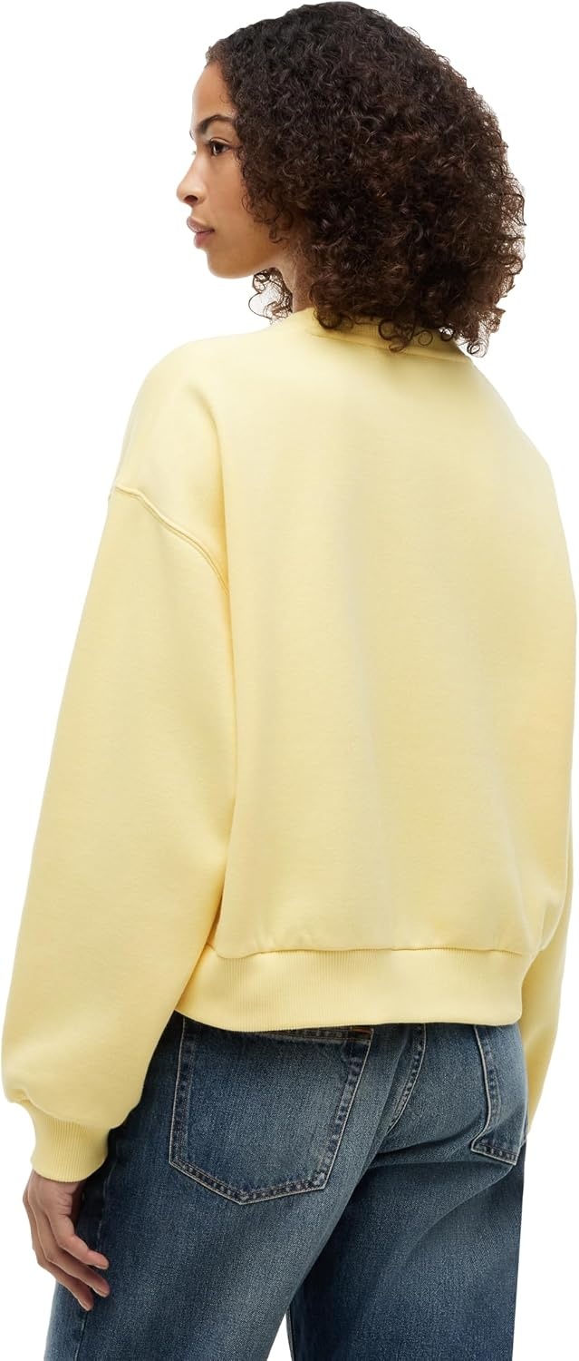 image:imageTommy Hilfiger Womens Medium Weight Crew Neck Sweatshirt Pullover With LogoCitronella