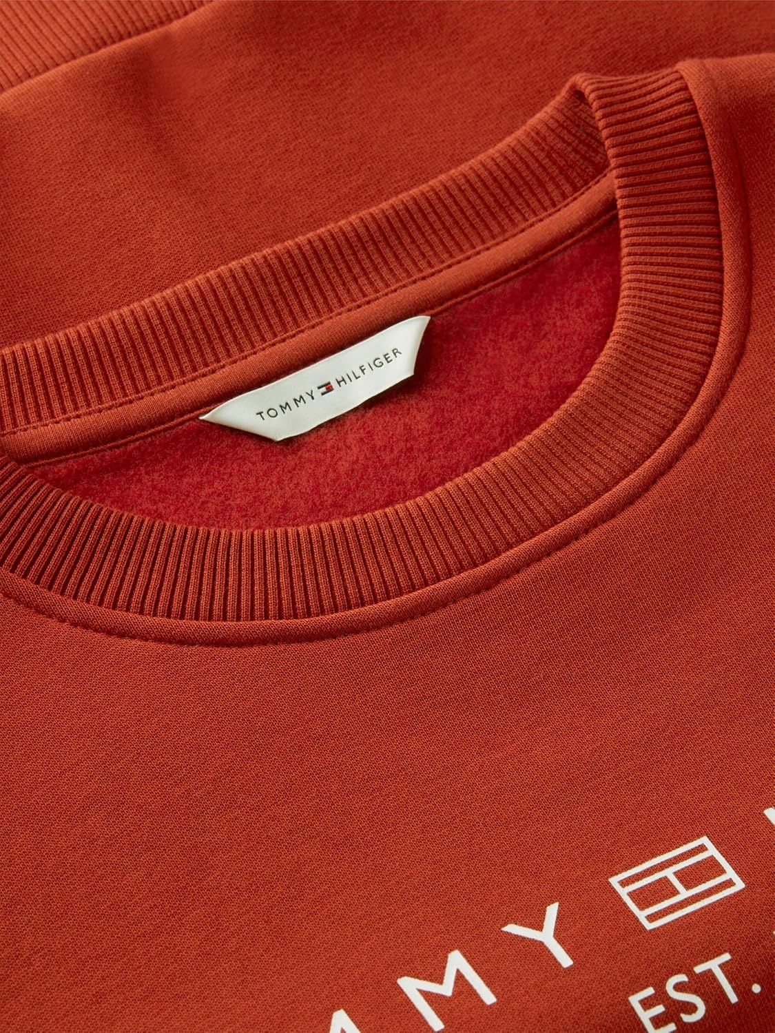 image:imageTommy Hilfiger Womens Medium Weight Crew Neck Sweatshirt Pullover With LogoDark Magma