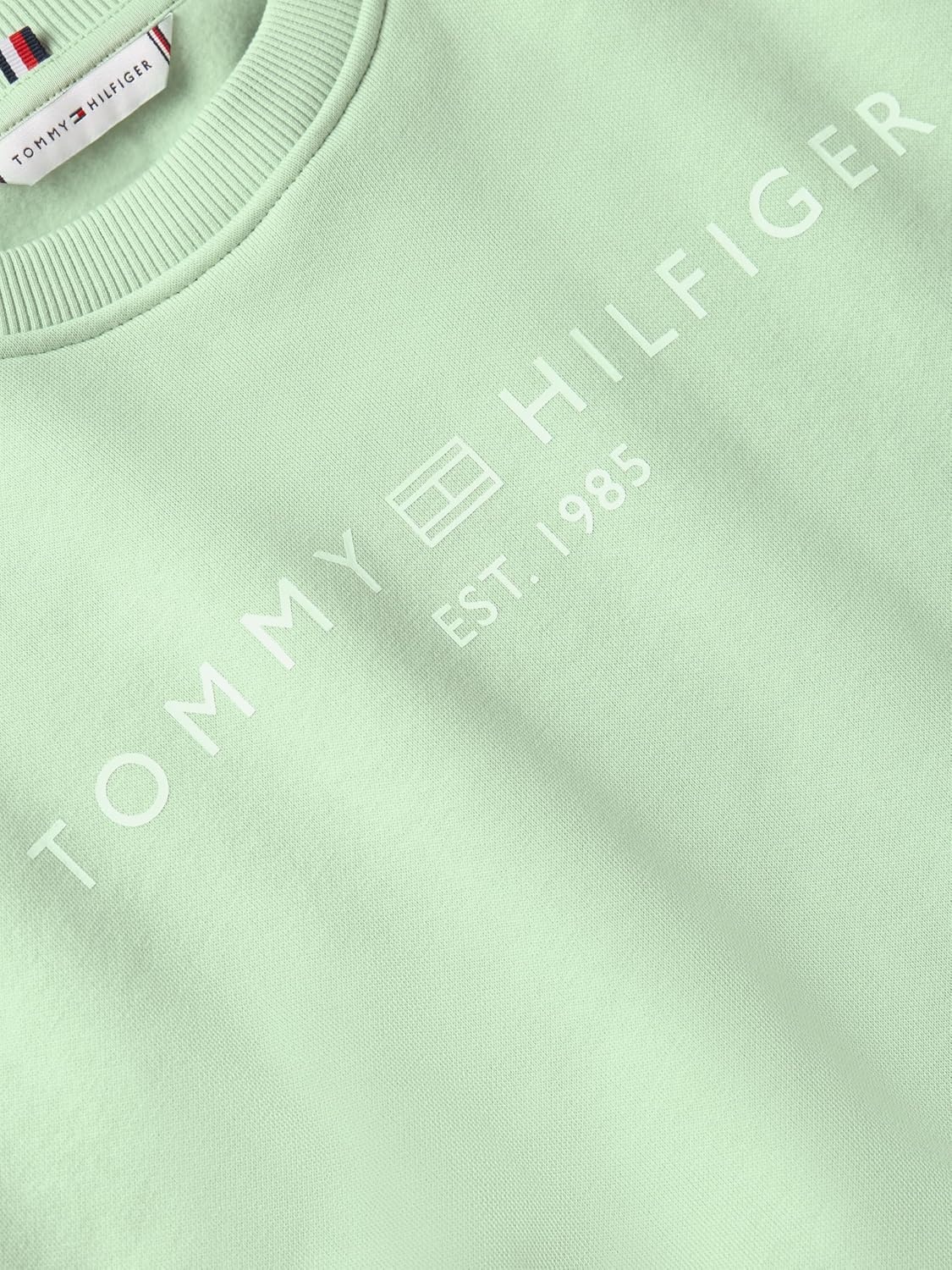 image:imageTommy Hilfiger Womens Medium Weight Crew Neck Sweatshirt Pullover With LogoGentle Jade