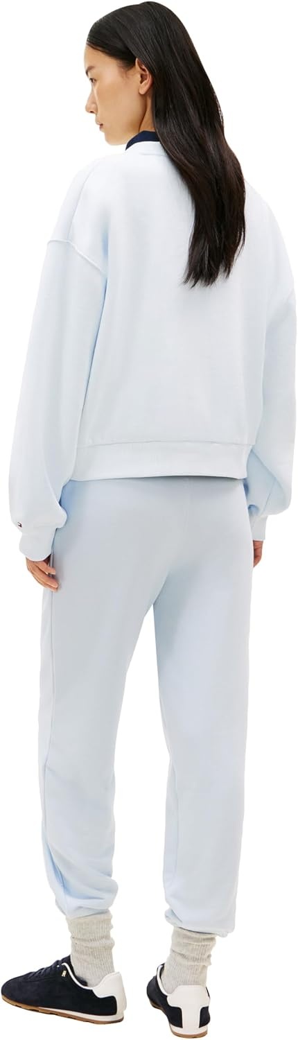 image:imageTommy Hilfiger Womens Medium Weight Crew Neck Sweatshirt Pullover With LogoKeepsake Blue
