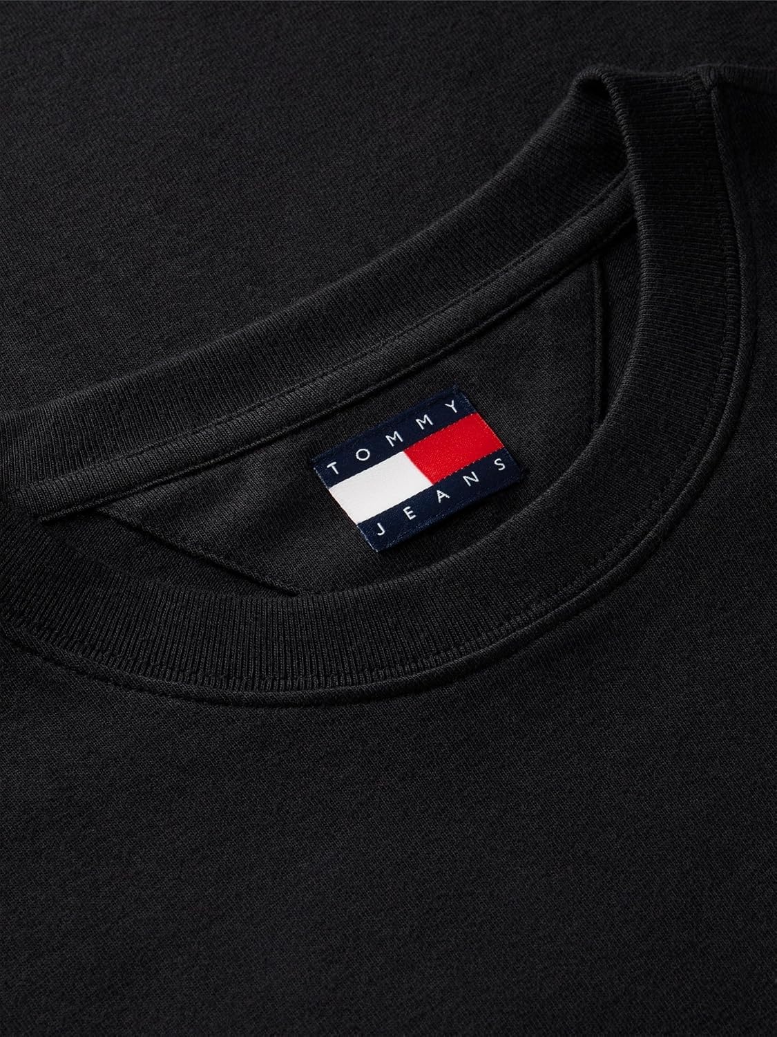 image:imageTommy Jeans Mens Short Sleeve Cotton Graphic TShirts in Regular FitBlack