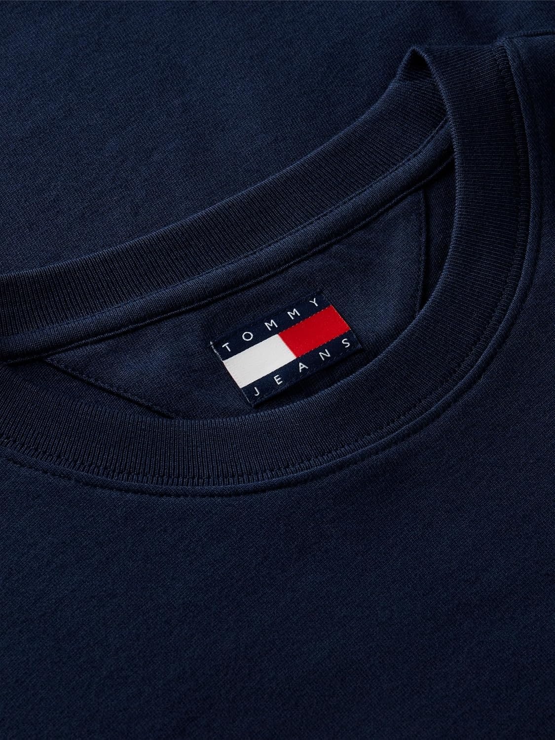 image:imageTommy Jeans Mens Short Sleeve Cotton Graphic TShirts in Regular FitDark Blue