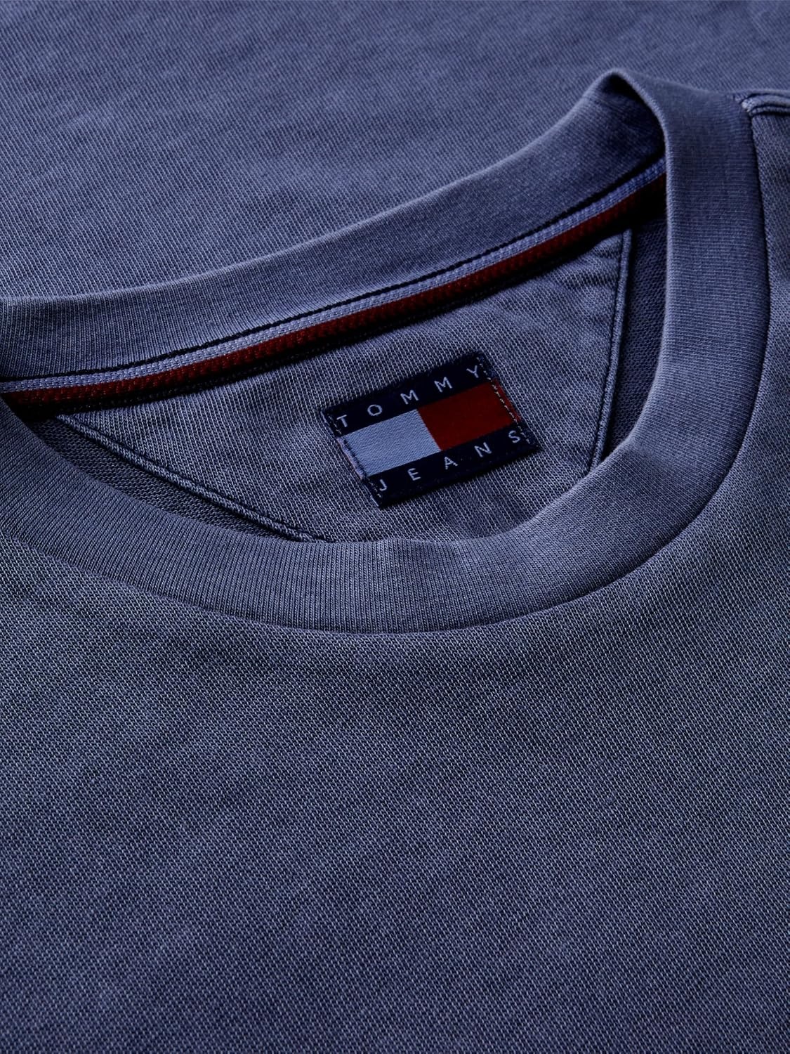 image:imageTommy Jeans Mens Short Sleeve Cotton Graphic TShirts with Varsity LogoDark Blue
