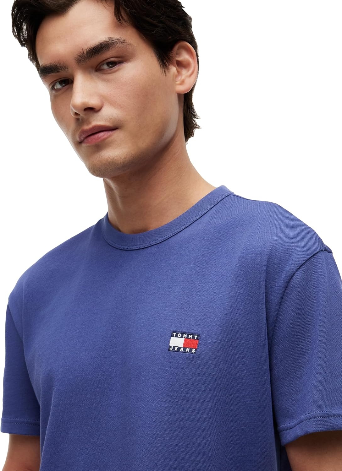 image:imageTommy Jeans Mens Short Sleeve Cotton Graphic TShirtsBlue Storm