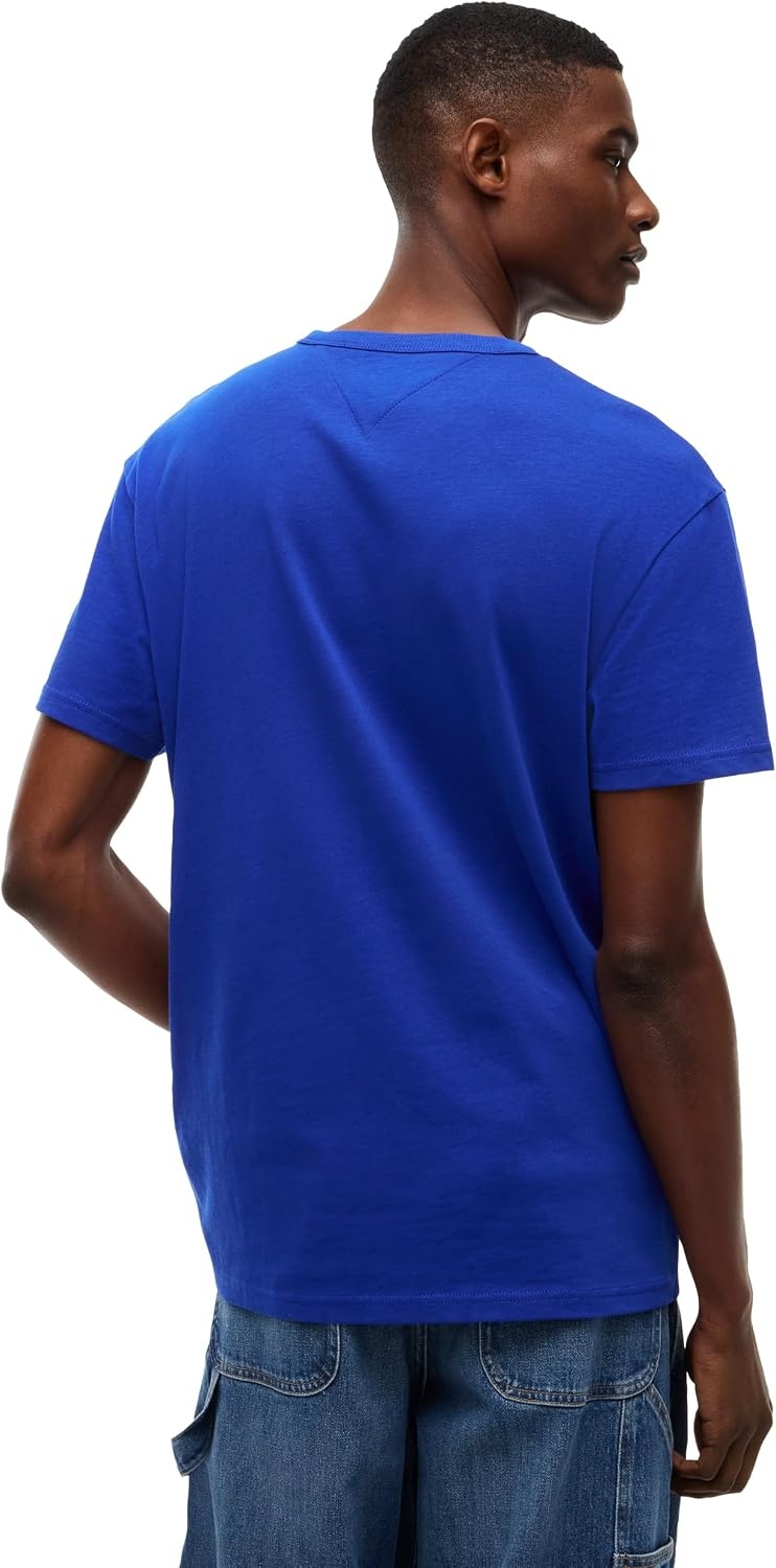 image:imageTommy Jeans Mens Short Sleeve Cotton Graphic TShirtsDeep Marine