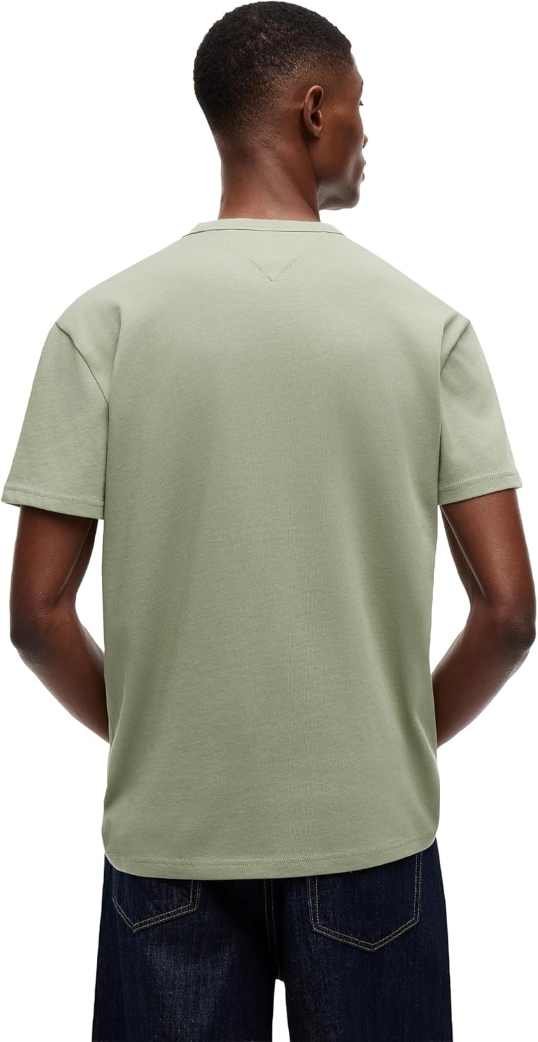 image:imageTommy Jeans Mens Short Sleeve Cotton Graphic TShirtsSpring Olive