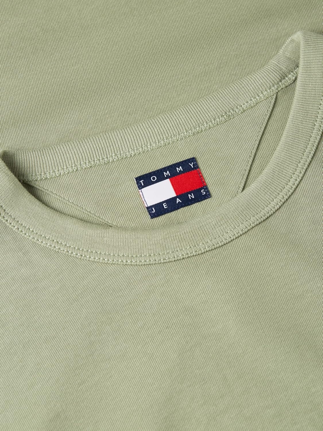 image:imageTommy Jeans Mens Short Sleeve Cotton Graphic TShirtsSpring Olive
