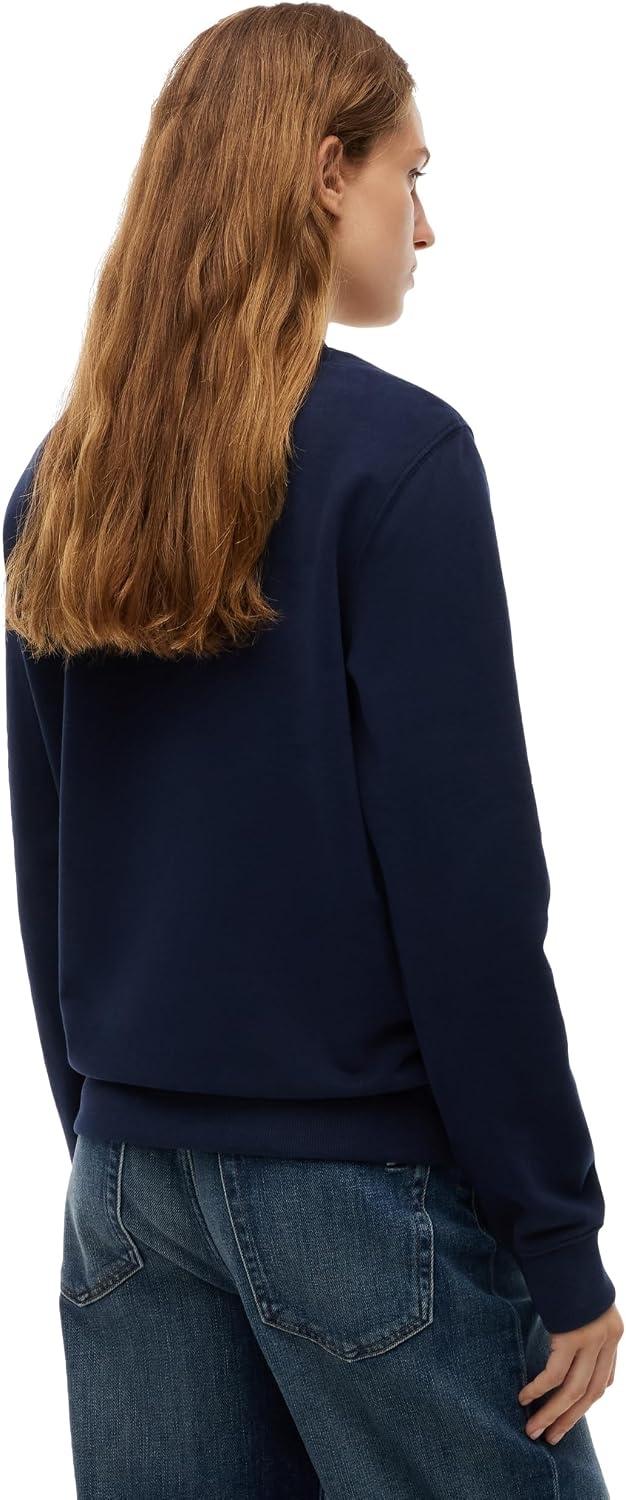 image:imageTommy Jeans Womens Medium Weight Graphic Crewneck Sweatshirt PulloverDark Blue