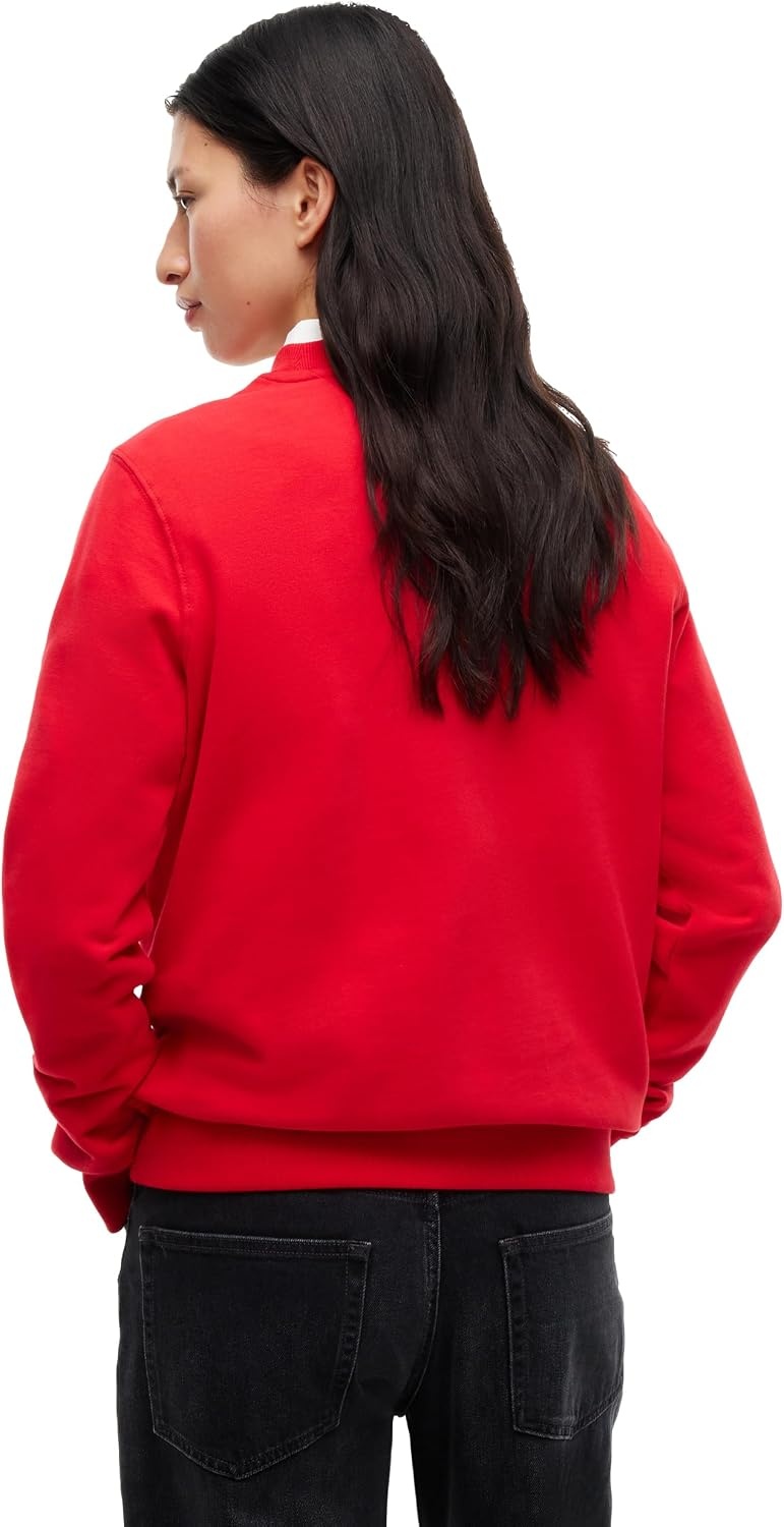 image:imageTommy Jeans Womens Medium Weight Graphic Crewneck Sweatshirt PulloverLavish Red