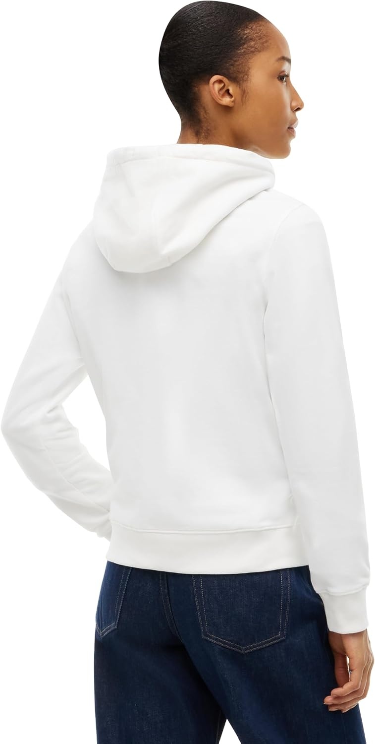 image:imageTommy Jeans Womens Medium Weight Graphic Pullover Hoodie SweatshirtEcru