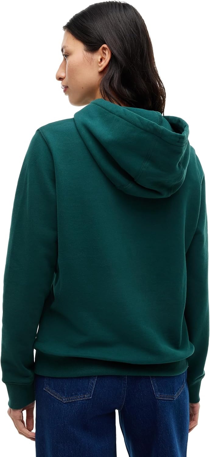 image:imageTommy Jeans Womens Medium Weight Graphic Pullover Hoodie SweatshirtElegant Green