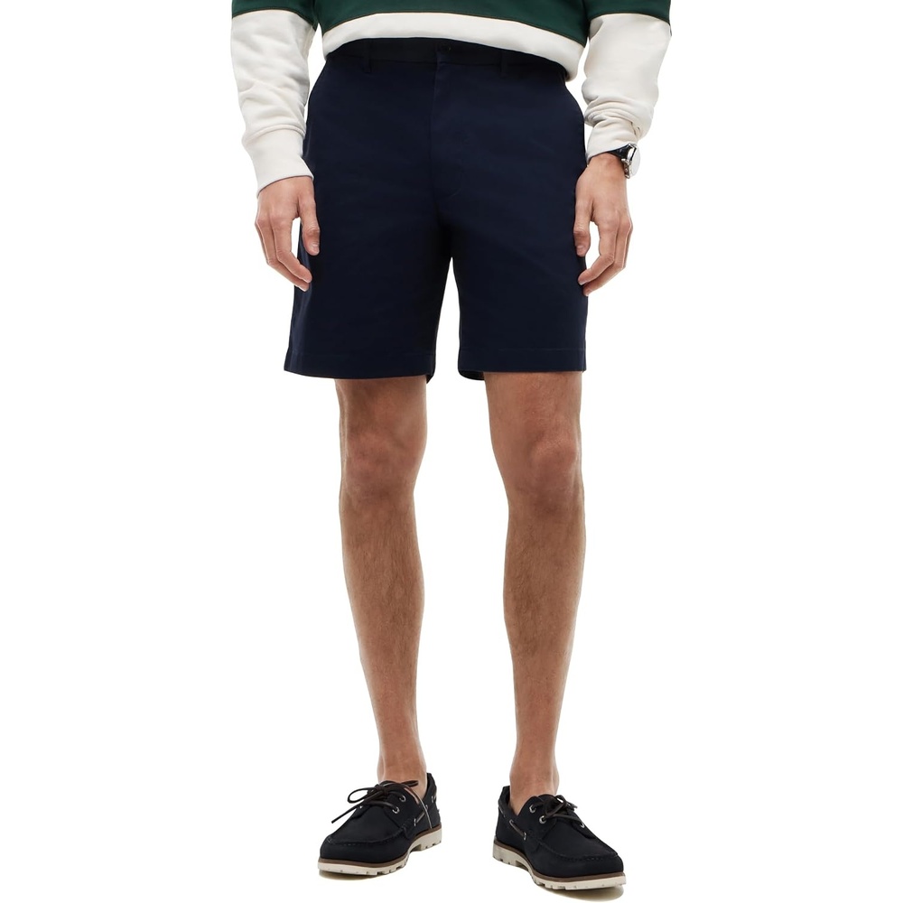 image:imageTommy Hilfiger Mens Casual Cotton Shorts 8 Inch with StretchNavy Blue