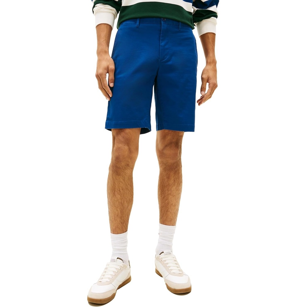 image:imageTommy Hilfiger Mens Casual Cotton Shorts 95 Inch with Stretch Also Available in Big and TallBlue Jean