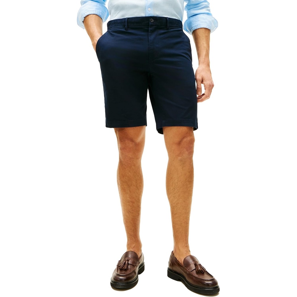 image:imageTommy Hilfiger Mens Casual Cotton Shorts 95 Inch with Stretch Also Available in Big and TallDesert Sky