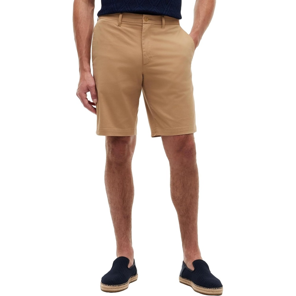 image:imageTommy Hilfiger Mens Casual Cotton Shorts 95 Inch with Stretch Also Available in Big and TallTimeless Camel