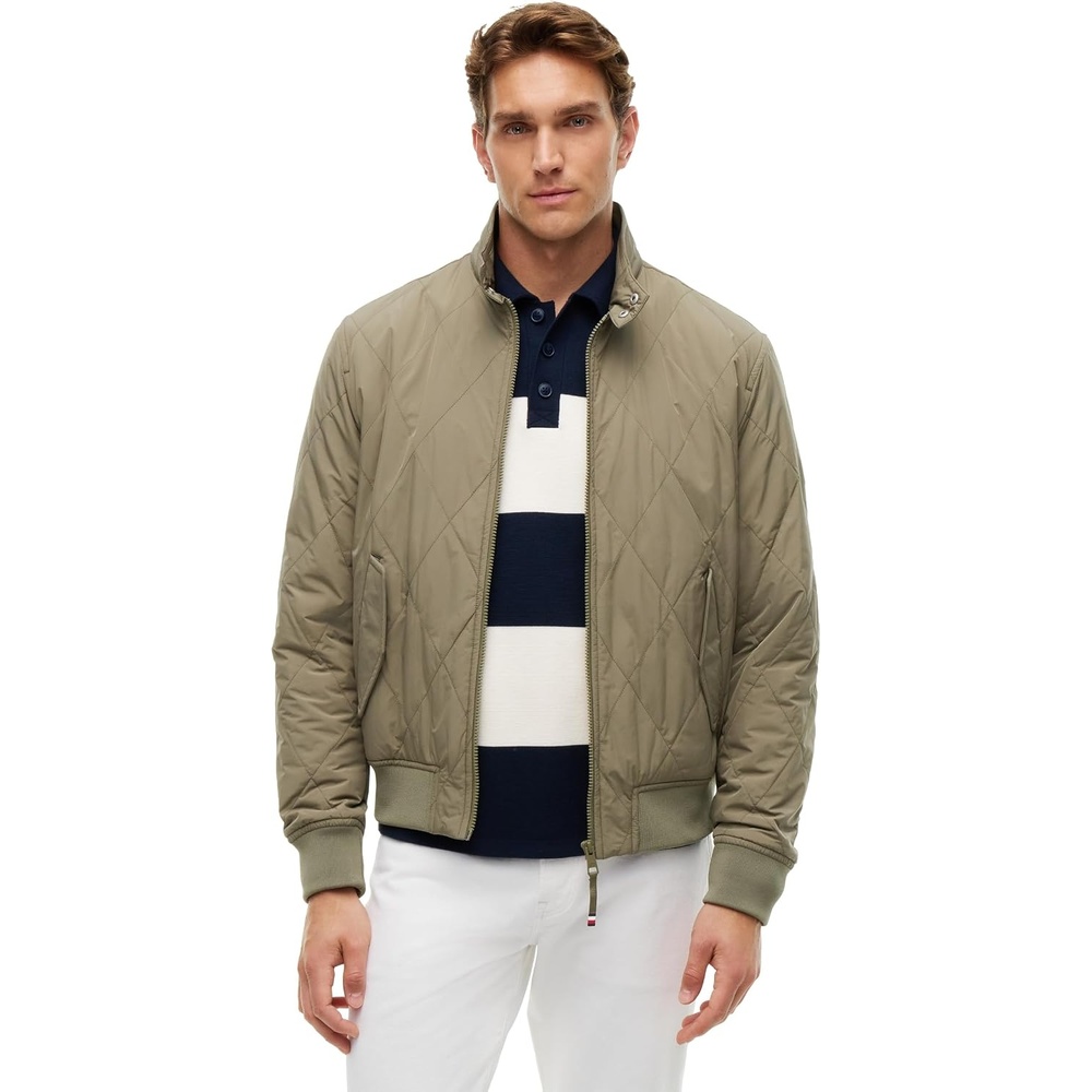 image:imageTommy Hilfiger Mens Lightweight Quilted Jacket Mens Packable JacketsGhost Fern