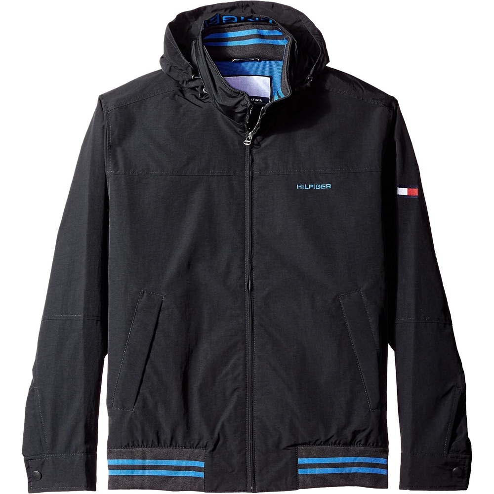 image:imageTommy Hilfiger Mens Lightweight Waterproof Regatta Bomber JacketBlack