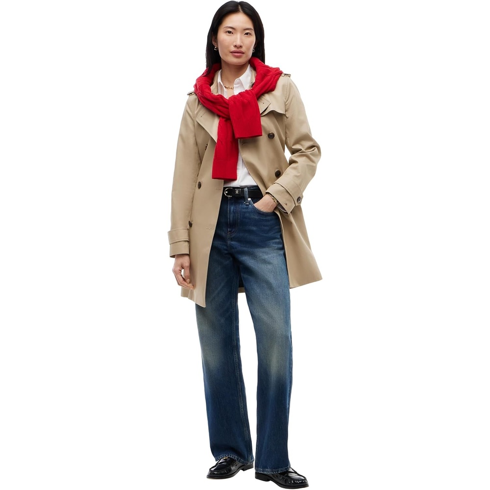 image:imageTommy Hilfiger Womens Lightweight Cotton Trenchcoat With BeltBeige