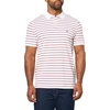White / Medium Red