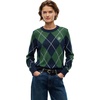 Argyle Deep Evergreen Dark Blue
