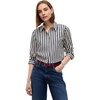Banker Stripe Dark Blue/ Ecru