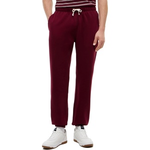 Tommy Hilfiger Men’s Casual Fleece Lined Jogger Sweatpants, Also Available in Big & Tall(Burgundy)