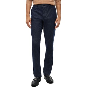 Tommy Hilfiger Men’s Casual Four Pocket Pants with Stretch in Straight Fit(Navy Blue)
