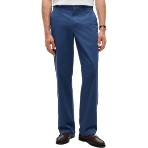 Tommy Hilfiger Men’s Causal Cotton Chino Pants with Stretch in Straight Fit(Aegean Sea)