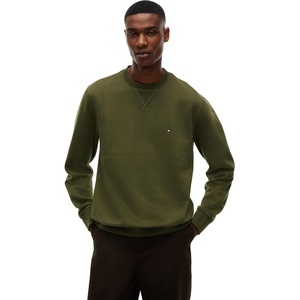 Tommy Hilfiger Men’s Medium Weight Fleece Pullover Crewneck Sweatshirt(Huntsman Green)