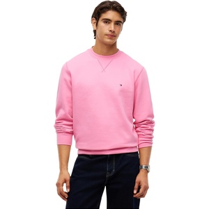 Tommy Hilfiger Men’s Medium Weight Fleece Pullover Crewneck Sweatshirt(Synthetic Blush)
