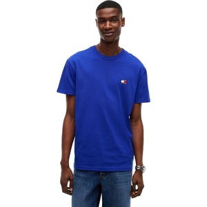 Tommy Jeans Men’s Short Sleeve Cotton Graphic T-Shirts(Deep Marine)