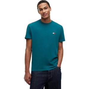 Tommy Jeans Men’s Short Sleeve Cotton Graphic T-Shirts(Polar Teal)